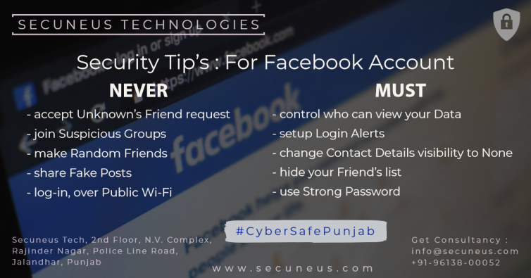 facbook security tips